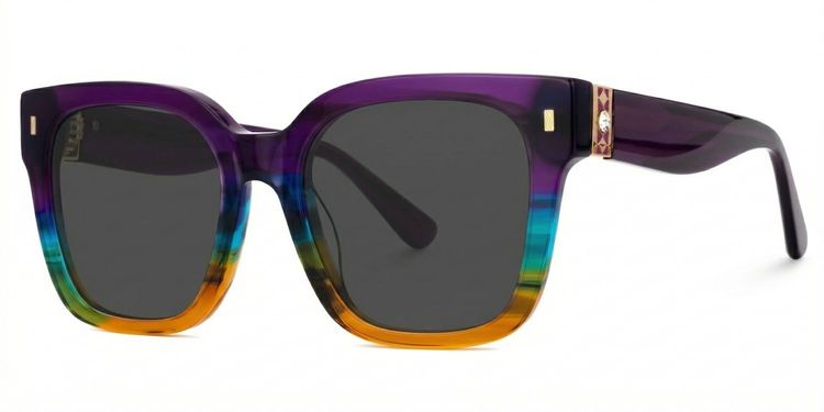 Scicluna Square Multicolor Glasses