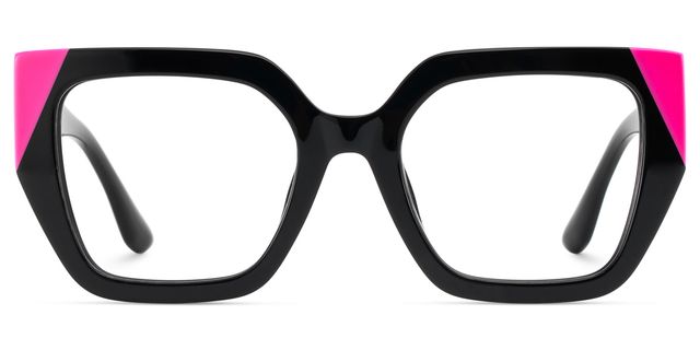 Viva Square Black Glasses