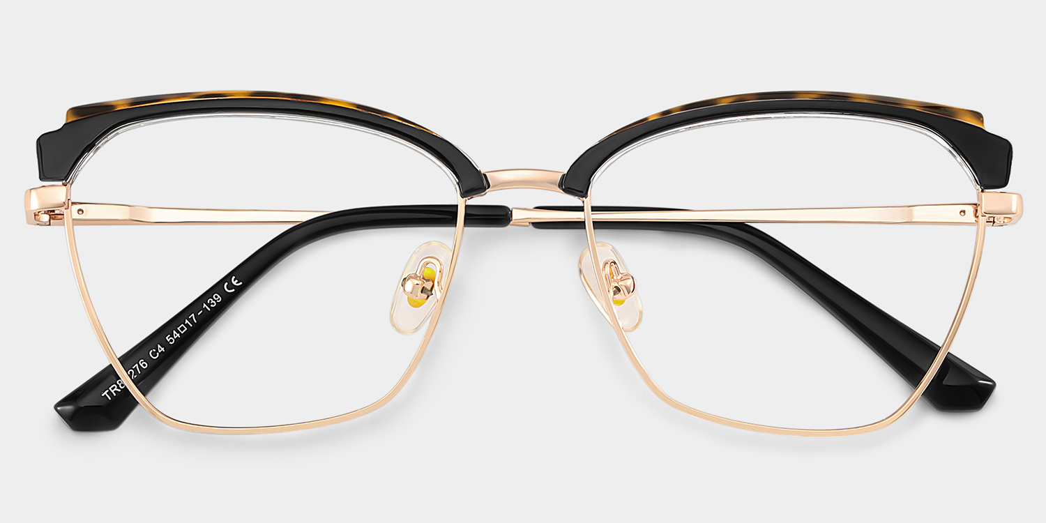 Phoebe Browline Tortoise Frame Eyeglasses for Woman| ZEELOOL Canada2