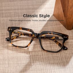 Michael Square Tortoise Glasses0