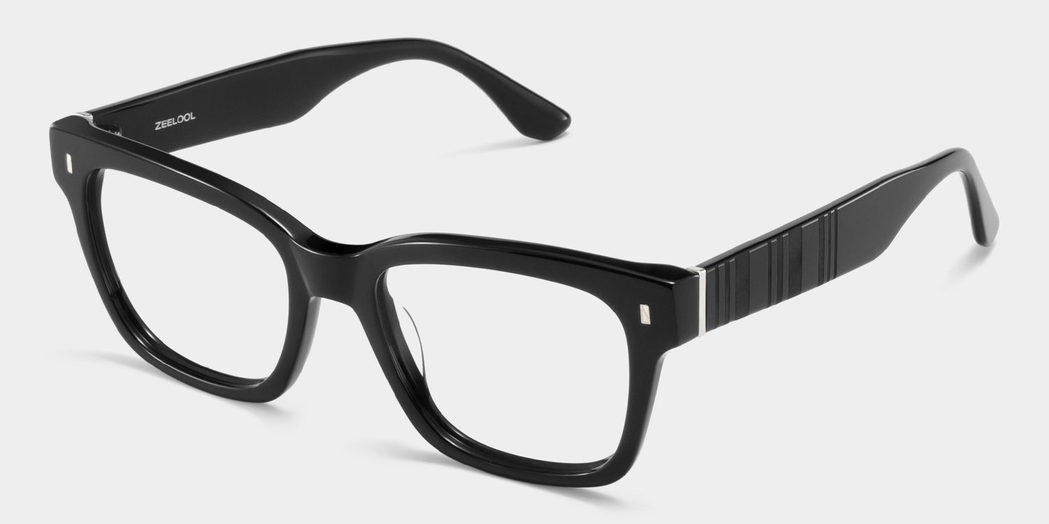 Pride black square glasses for men Online | ZEELOOL3