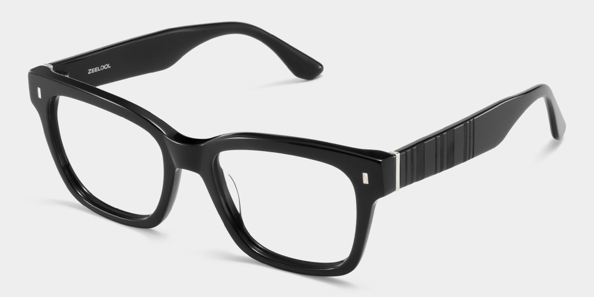 Pride black square glasses for men Online | ZEELOOL3