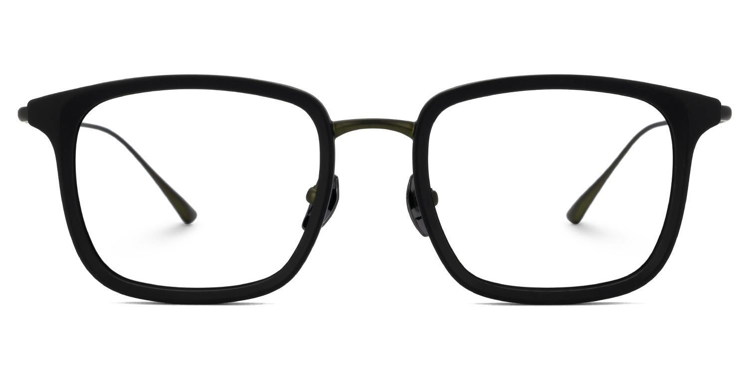 Gonzales Titanium Black Frame Glasses with Square Shape | ZEELOOL Canada0