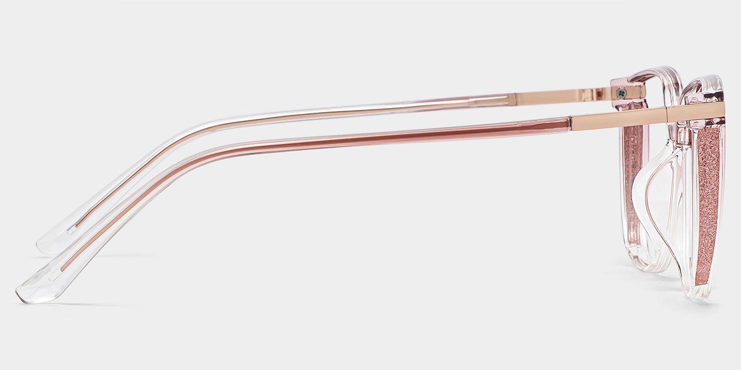 Rodz Square Pink Frame Glasses | ZEELOOL Canada Optcial3