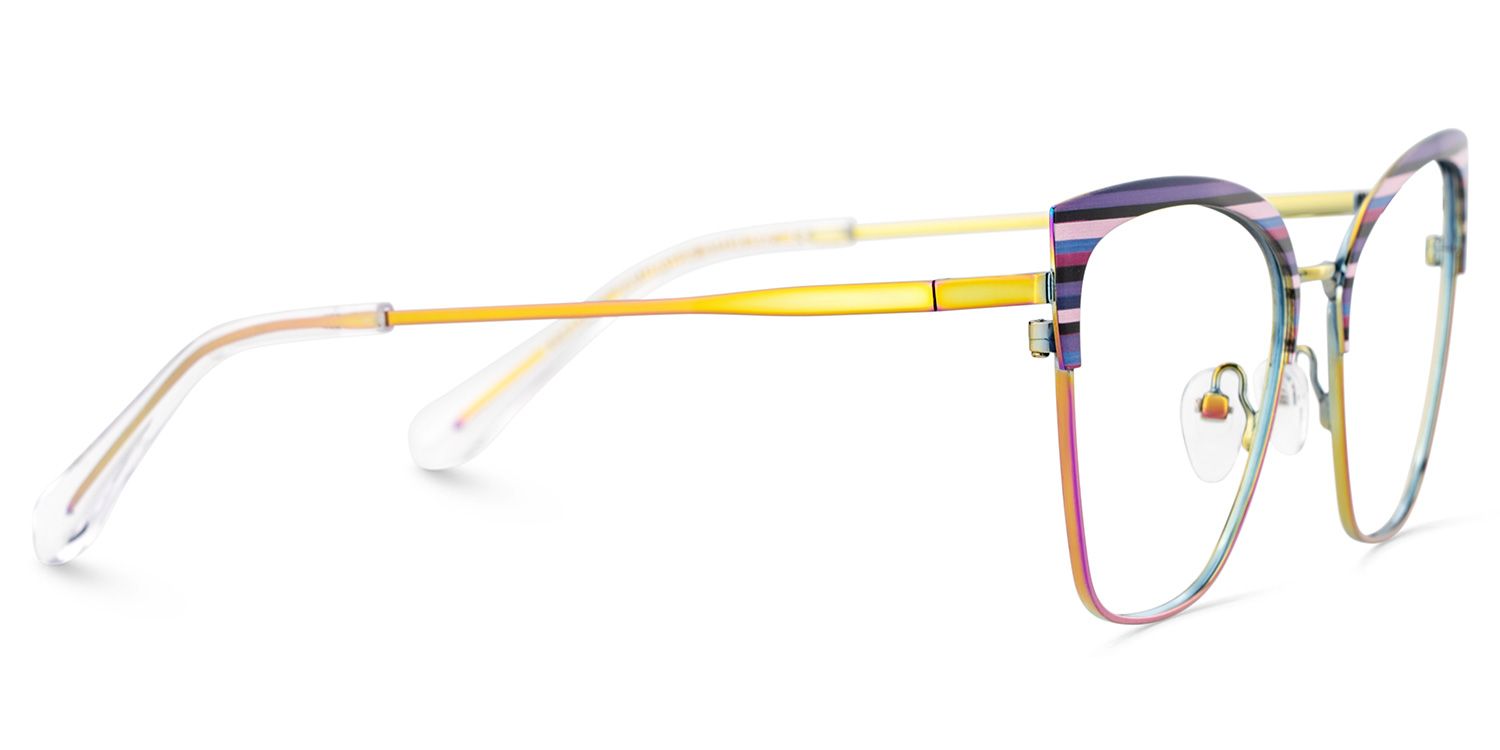 Harley Browline Purple Color Frame Glasses for Women | ZEELOOL Canada4