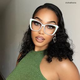 Shanell Butterfly White Glasses6