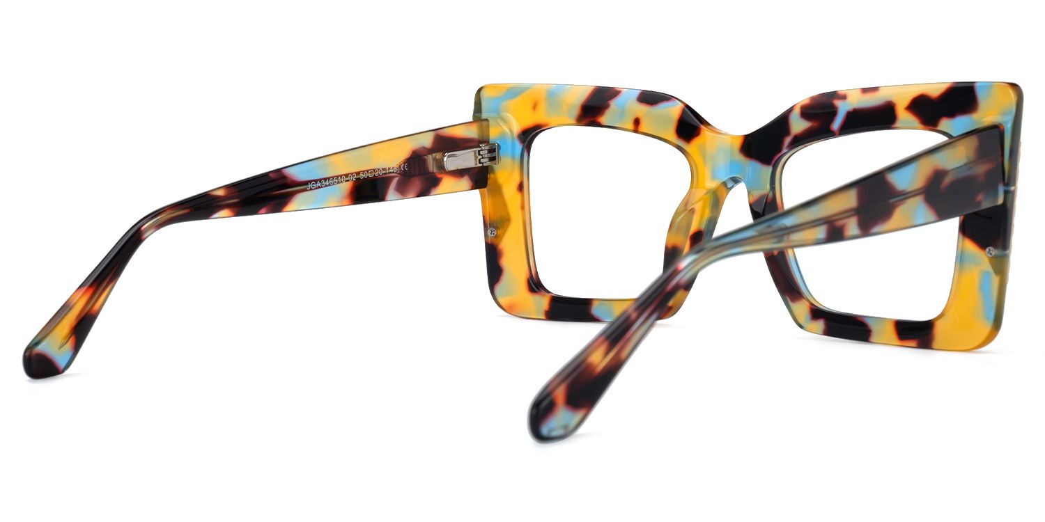 Cohen Design Frame Eyeglasses  -Zeelool Glasses3