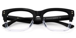 Gaydeh Rectangle Black Crystal Glasses2