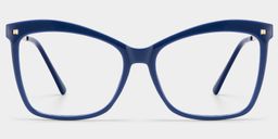 Isaebella Butterfly Blue Glasses0