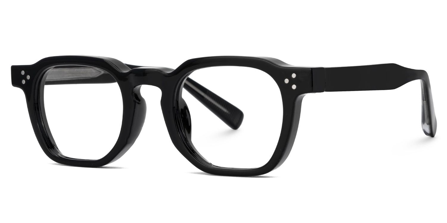 Moaya Eyeglasses in Square Black Frame | ZEELOOL Canada1