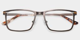 Roxana Brown Rectangle Glasses1