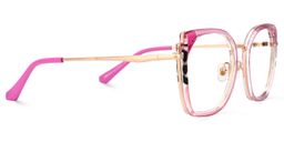 Murcia Pink Square Glasses3