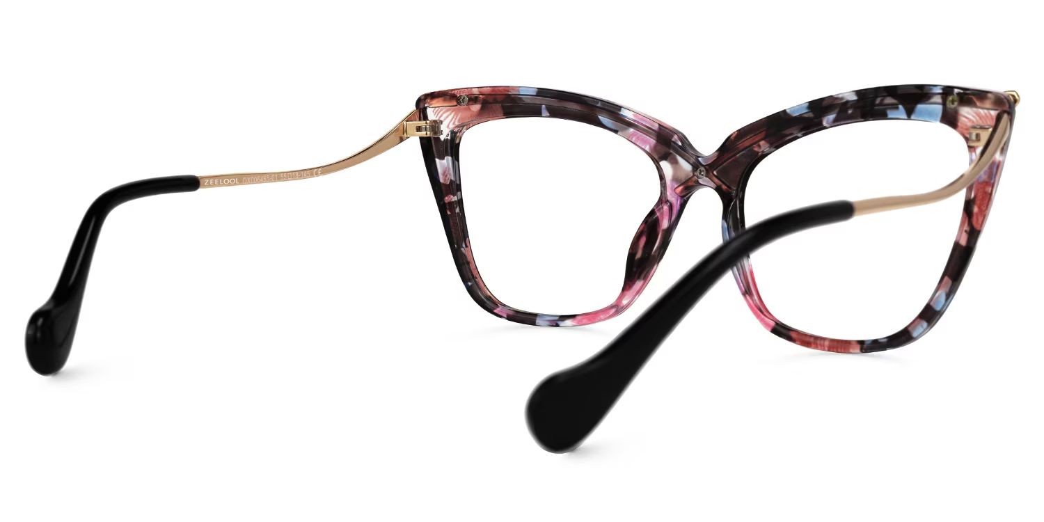 Winston Butterfly Floral Frame Eyeglasses | Zeelool3