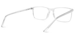 Connie Rectangle Clear Glasses4