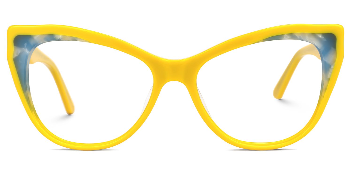 Cateye Molke Yellow Glasses deals -Zeelool Glasses0