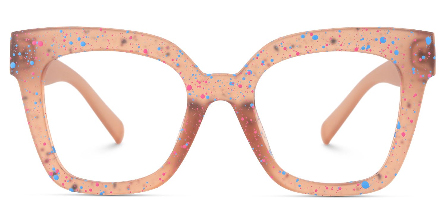 Malcolm Large Square Nerdy Glasses with Matte Brown1