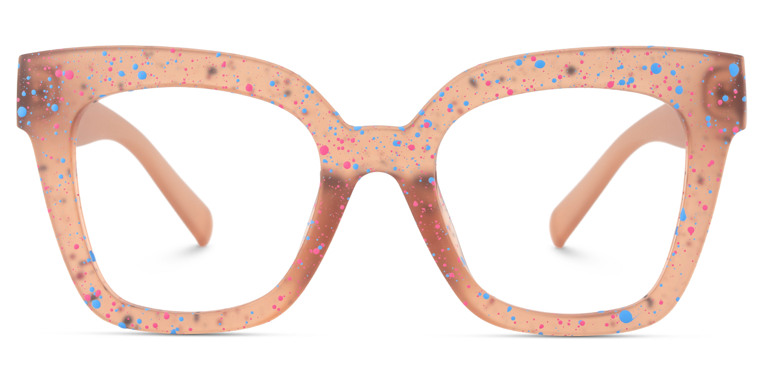 Malcolm Large Square Nerdy Glasses with Matte Brown1