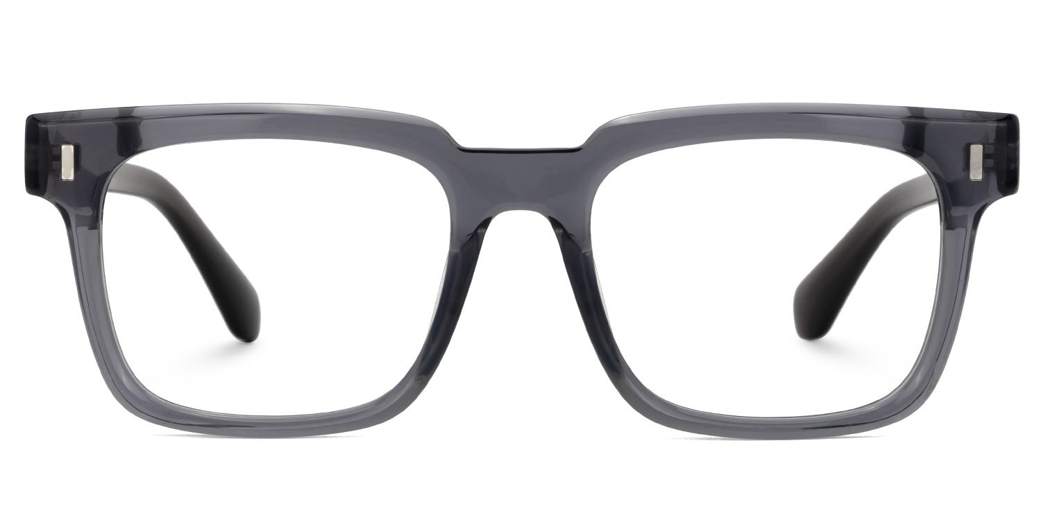 Square Katia Gray Color Frame Glasses | ZEELOOL Canada2