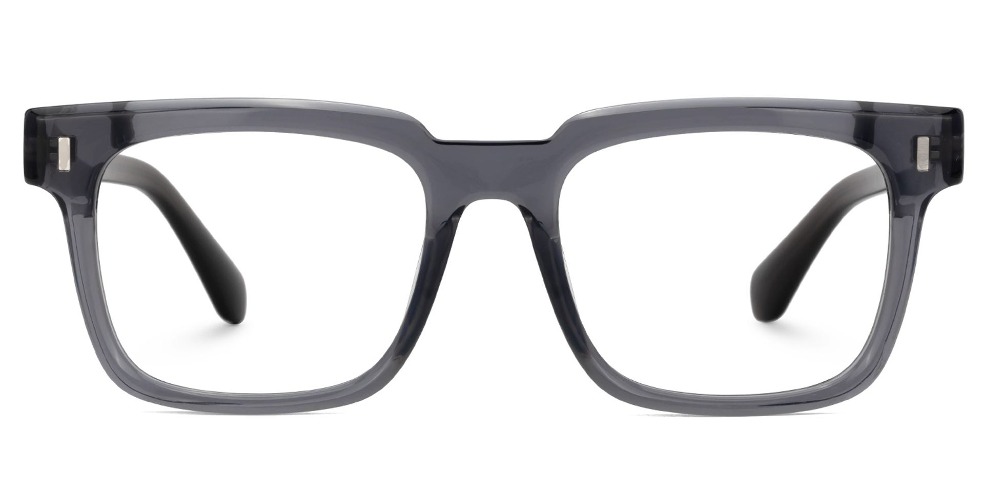 Square Katia Gray Color Frame Glasses | ZEELOOL Canada2