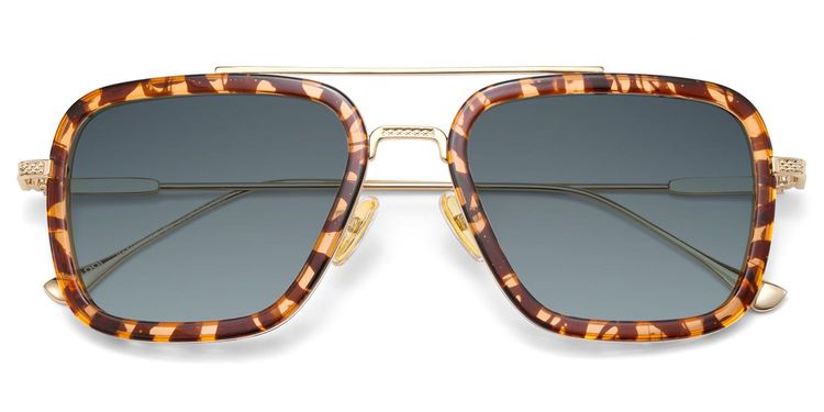 Gifford Tortoise Aviator Sunglasses