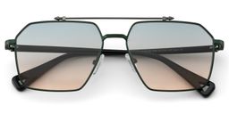 Casablanca Aviator Green Sunglasses1