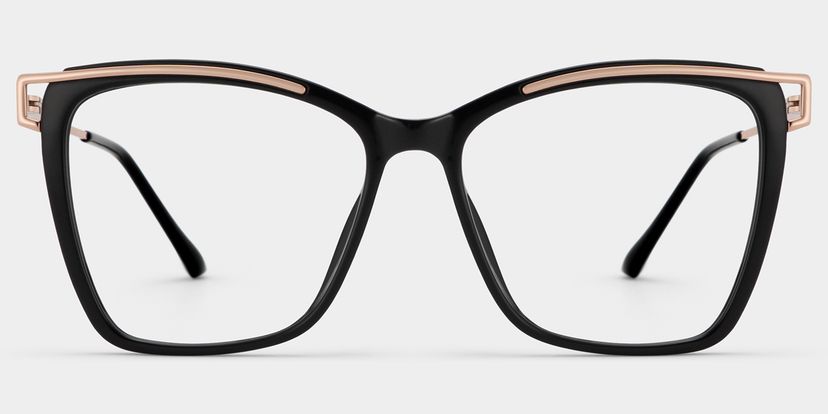 Krystle Square Black Glasses
