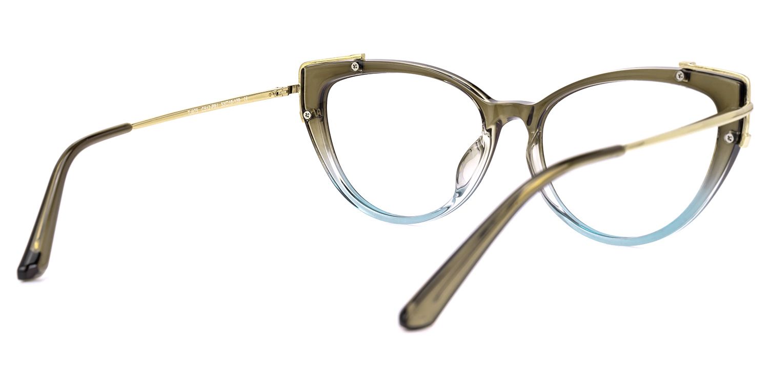 Arielle Cateye Two-Tone Glasses3