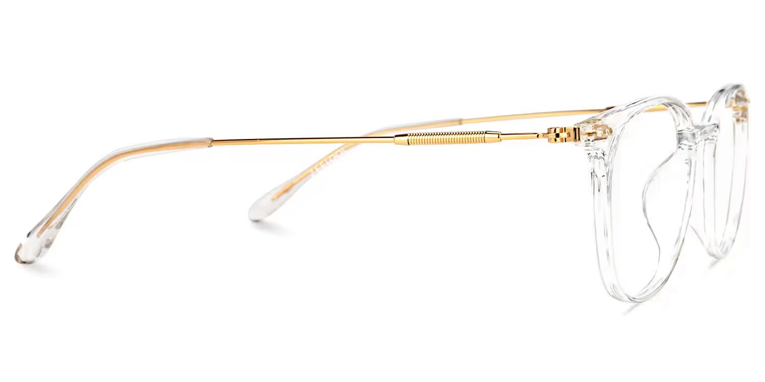 Vilanova Round Clear Glasses | ZEELOOL Canada2