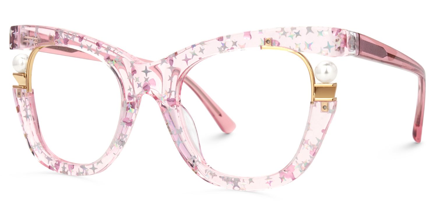 Pearl Cateye Pink Glasses3