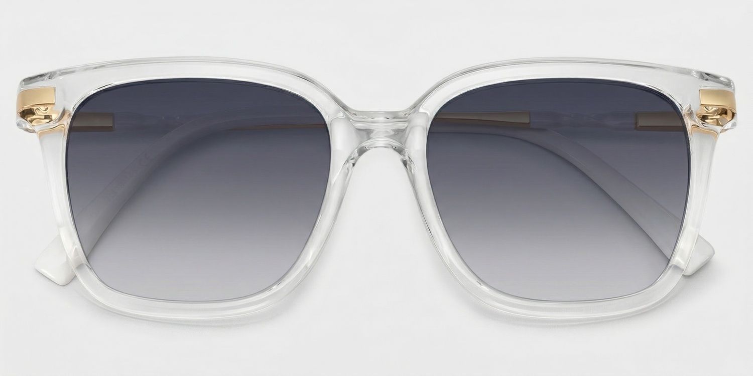 Jacqui Square Clear Eyeglasses and Glasses Frames1