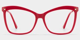 Isaebella Butterfly Red Glasses0