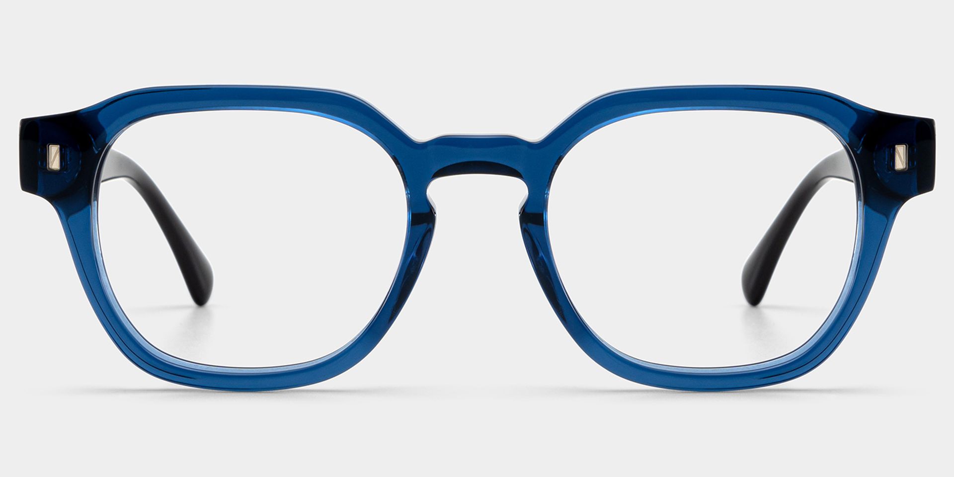 Hope Blue Frame Glasses with Round Frame Online | ZEELOOL1