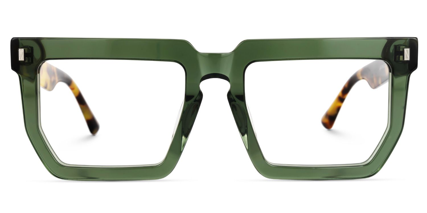 Rectangle Daniela Green Glasses deals -Zeelool Glasses1
