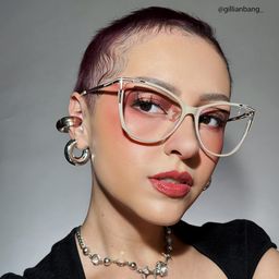 Yomary Cateye Khaki Glasses10