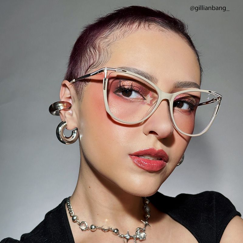 Yomary Cateye Khaki EyeGlasses | ZEELOOL Canada9