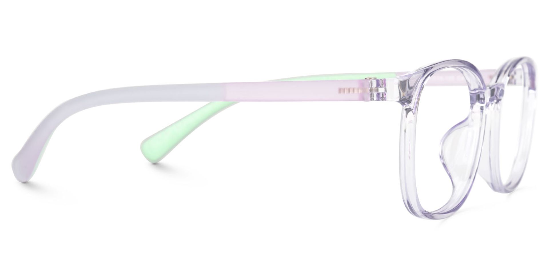 Kids Oval  Purple Amaker Frame Glasses | ZEELOOL Canada2