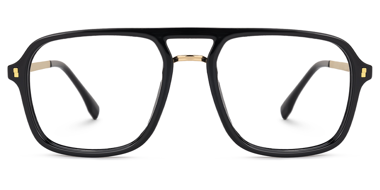 Kilworth Aviator Black Glasses