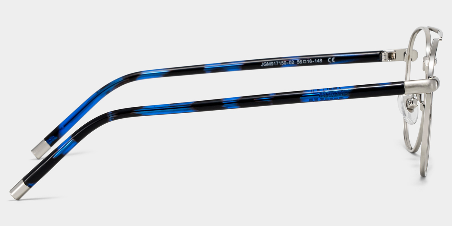 Calvin Aviator Silver Glasses3