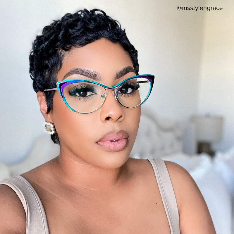 Ellen Cateye Iridescent Glasses4