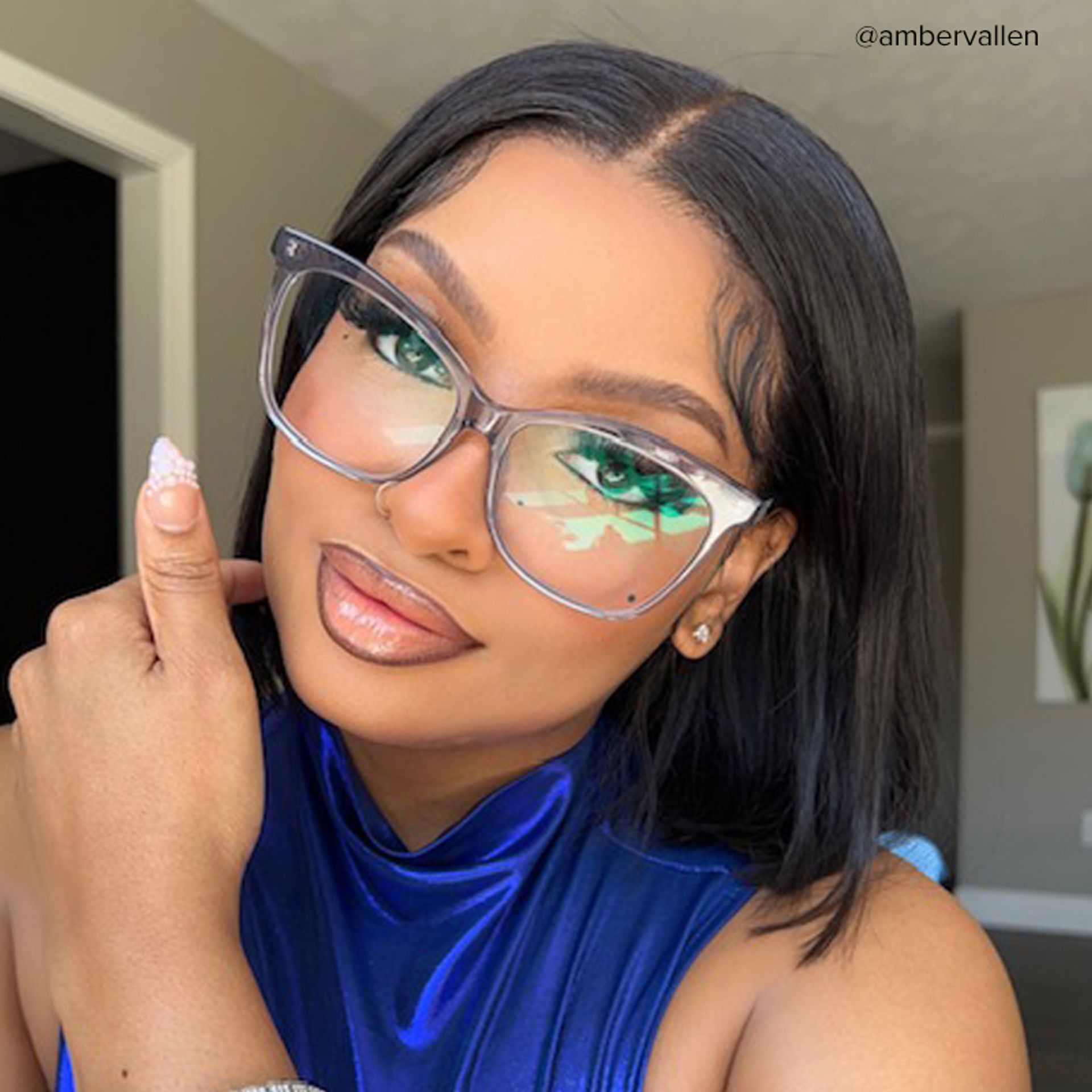 Alfred Butterfly Gray Frame Glasses | ZEELOOL Canada6