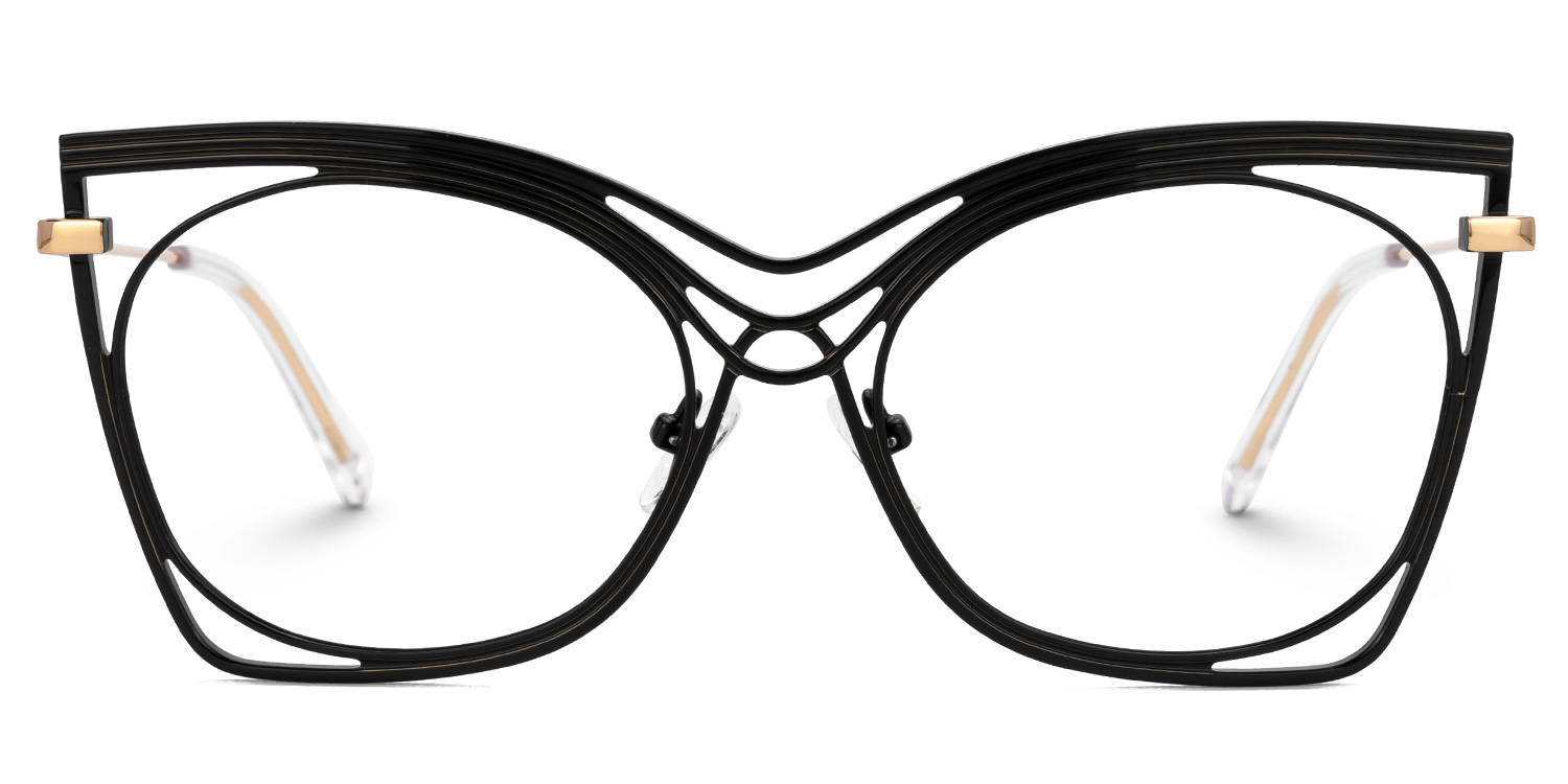 Designer Ballou Glasses in Metal Full-Frame0