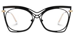 Ballou Butterfly Black Glasses0
