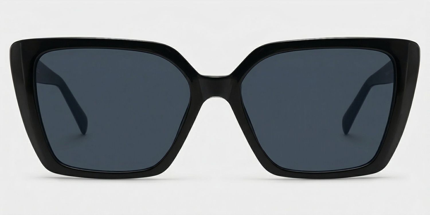 Emery Square Black Sunglasses for Women & Men | ZEELOOL CA0