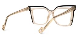 Twolla Square Beige Glasses3