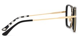 Fiona Black Square Glasses3