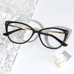 Brandi Cateye Black Glasses4