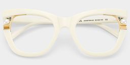 Pearl Cateye White Glasses2