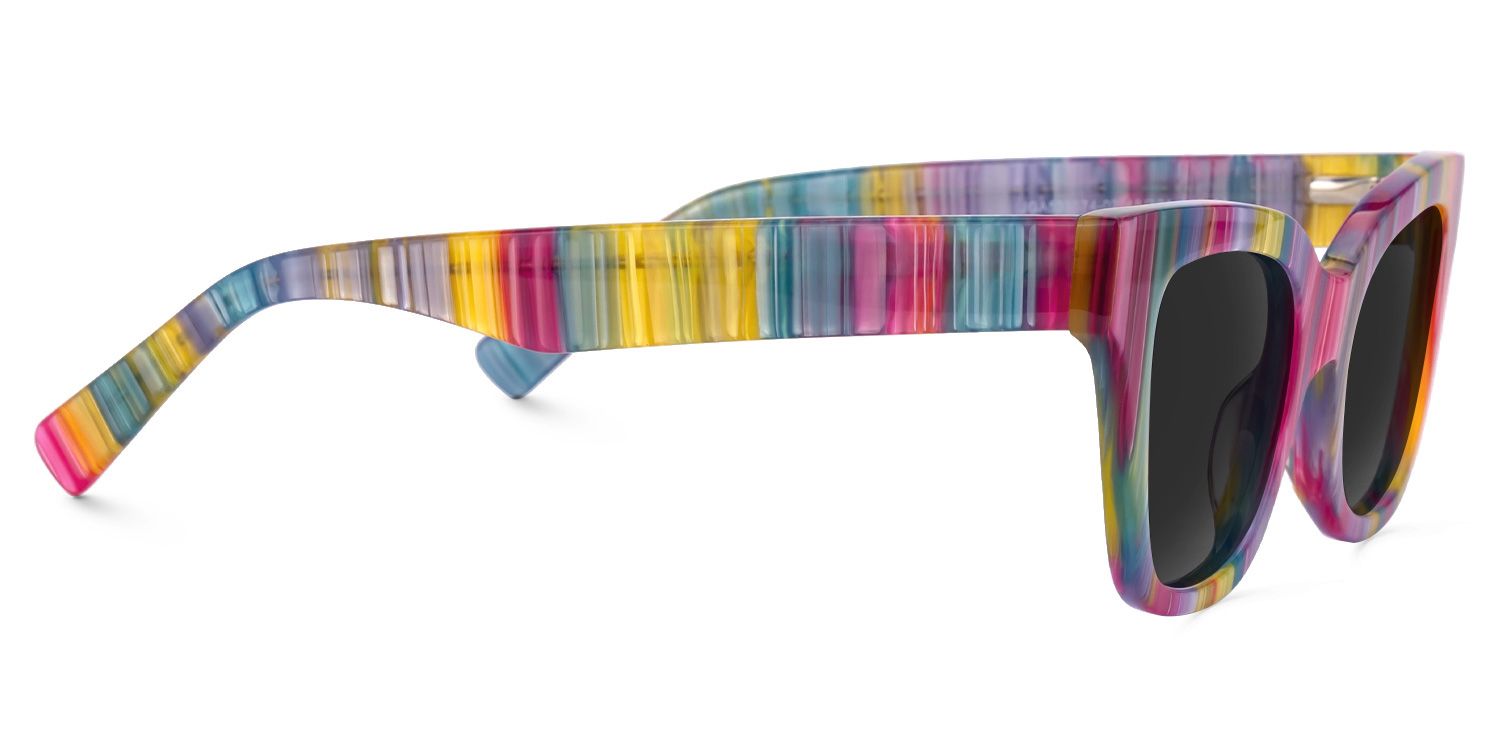 Nereyda Cateye Multicolor Sunglasses | ZEELOOL Canada2
