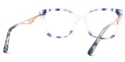Margret Cateye Blue Glasses5