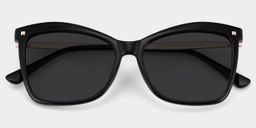 Isaebella Butterfly Black Glasses1